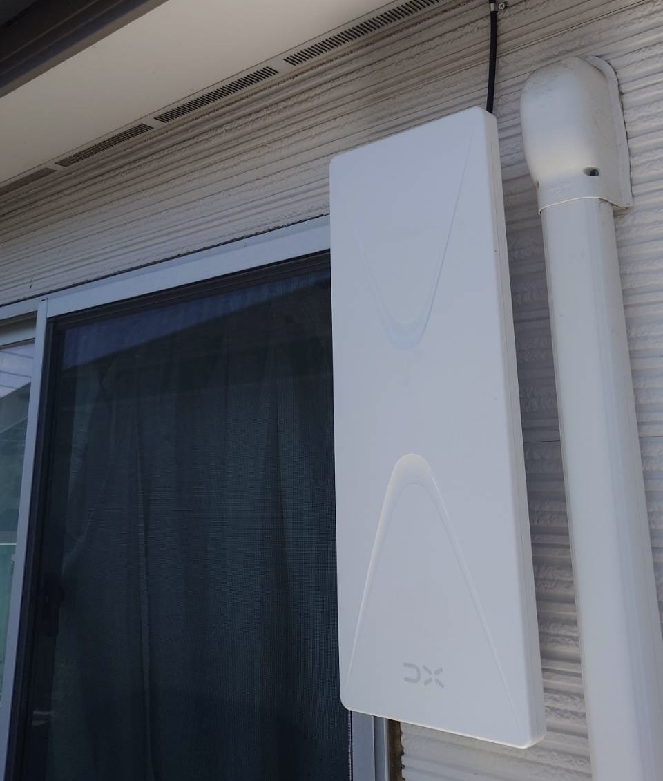 【那珂市】テレビアンテナ工事