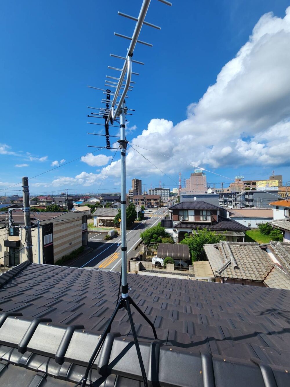 【神栖市】テレビアンテナ工事